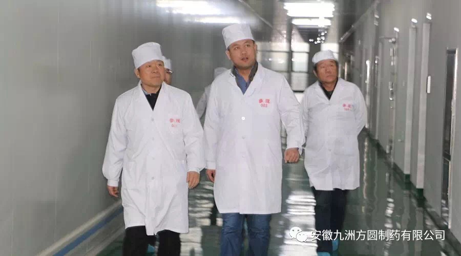 市药监局彭殿伟、市政府副秘书长张磊到厂调研我公司配方颗粒准备工作
