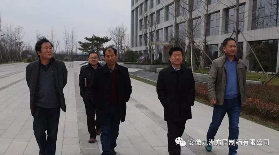 市药监局彭殿伟、市政府副秘书长张磊到厂调研我公司配方颗粒准备工作